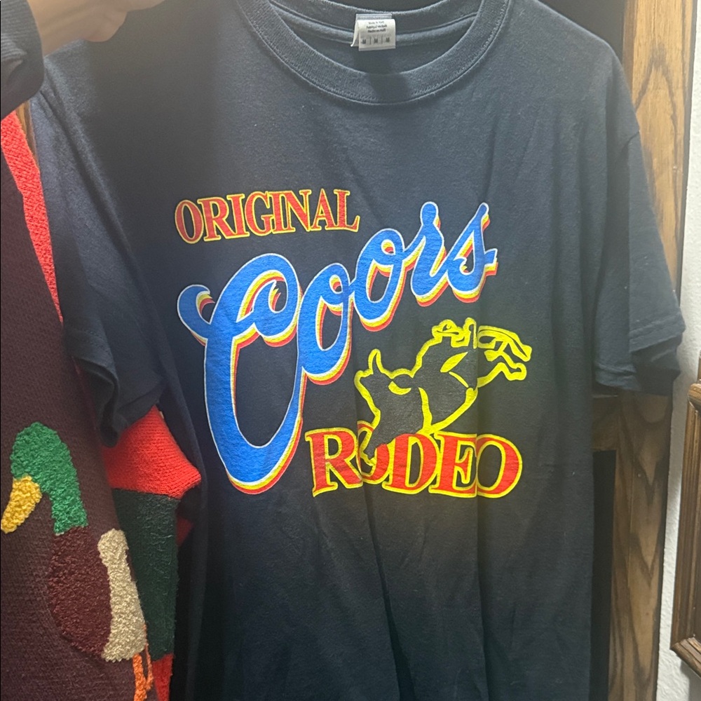 Original Coors Rodeo Black Graphic Tee